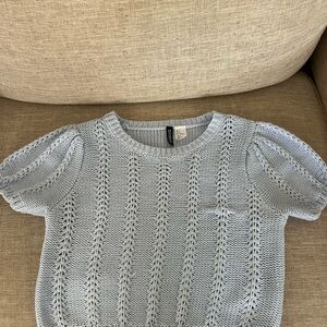 H&M Divided Soft Blue Sweater